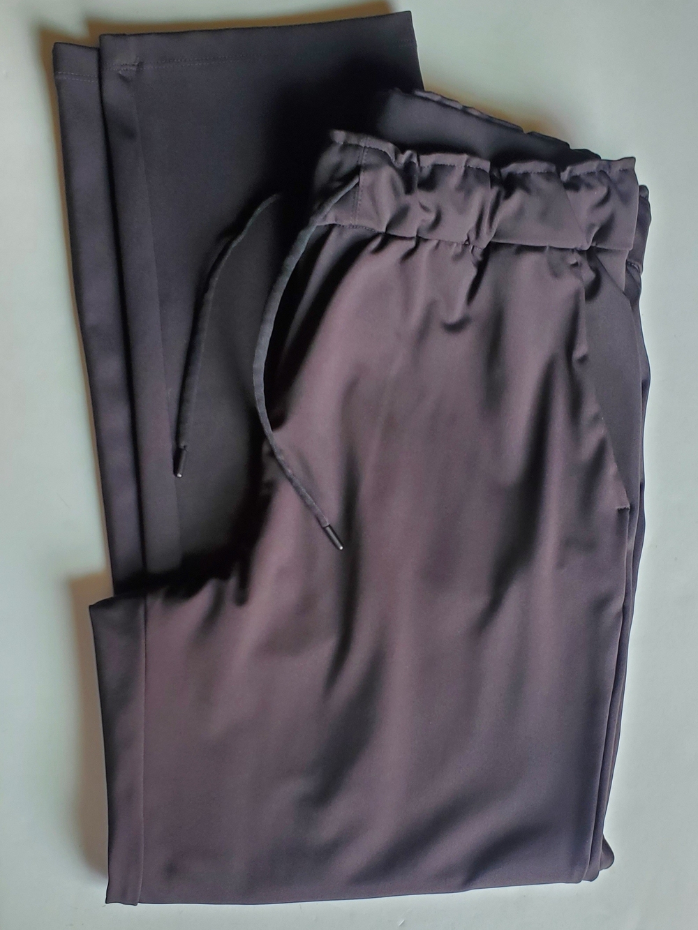 Hilary Radley Woman's Drawstring Dress Pants in Black